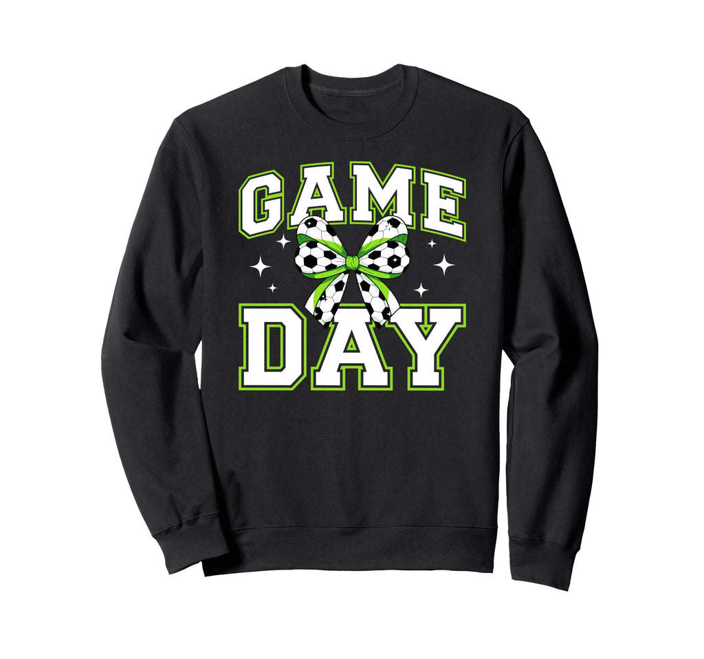 Game Day Coquette Soccer Game Day Sweatshirt - Streetwear Style Men Women - T-Shirt, Sweatshirt, Hoodie