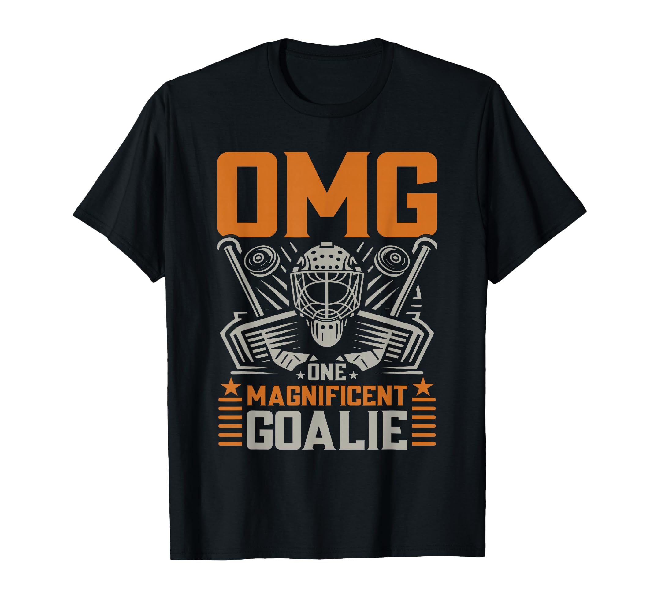 Funny Goaltender Goalkeeper Ice T-Shirt - Novelty Apparel for Adults - T-Shirt, Sweatshirt, Hoodie
