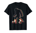 Bigfoot Sasquatch Skates Funny Roller T-Shirt - Novelty Apparel Men Women - T-Shirt, Sweatshirt, Hoodie