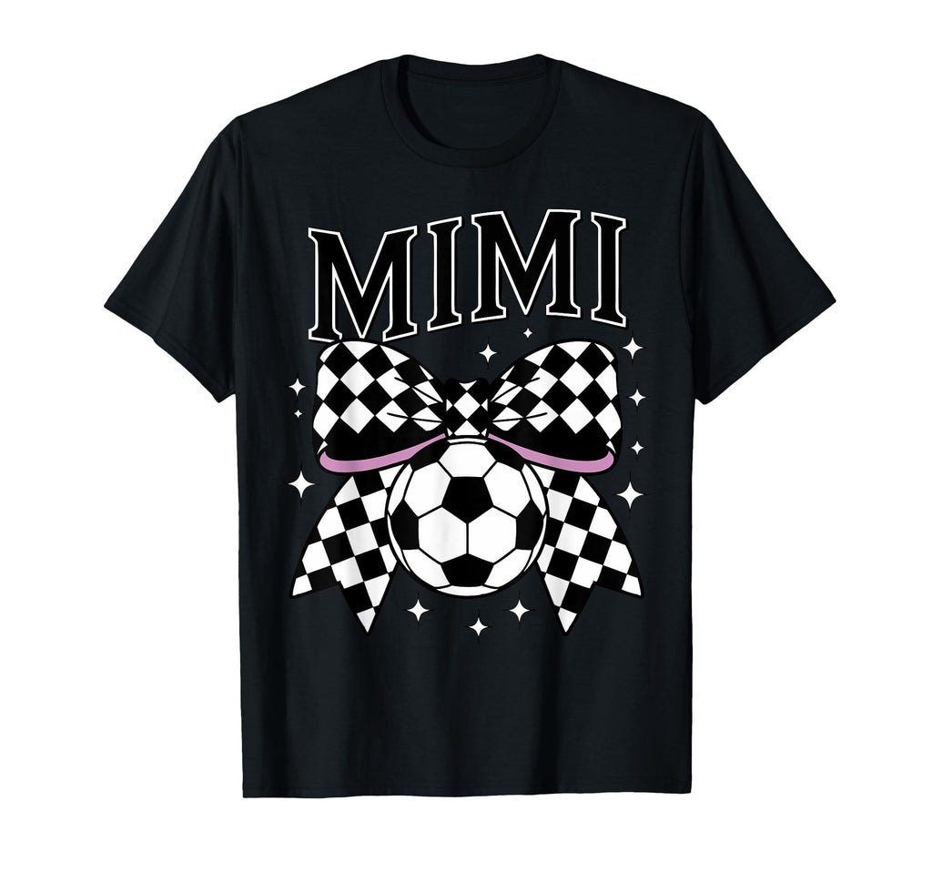 Croquette Bow Soccer Mimi Funny Grandma T-Shirt - Trendy Graphic Unisex - T-Shirt, Sweatshirt, Hoodie