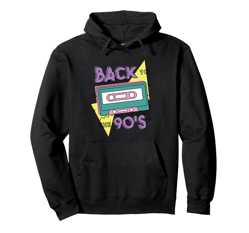 Back To 90S Cassette Tape Pop Art Hoodie - Minimalist Print for Adults - T-Shirt, Sweatshirt, Hoodie