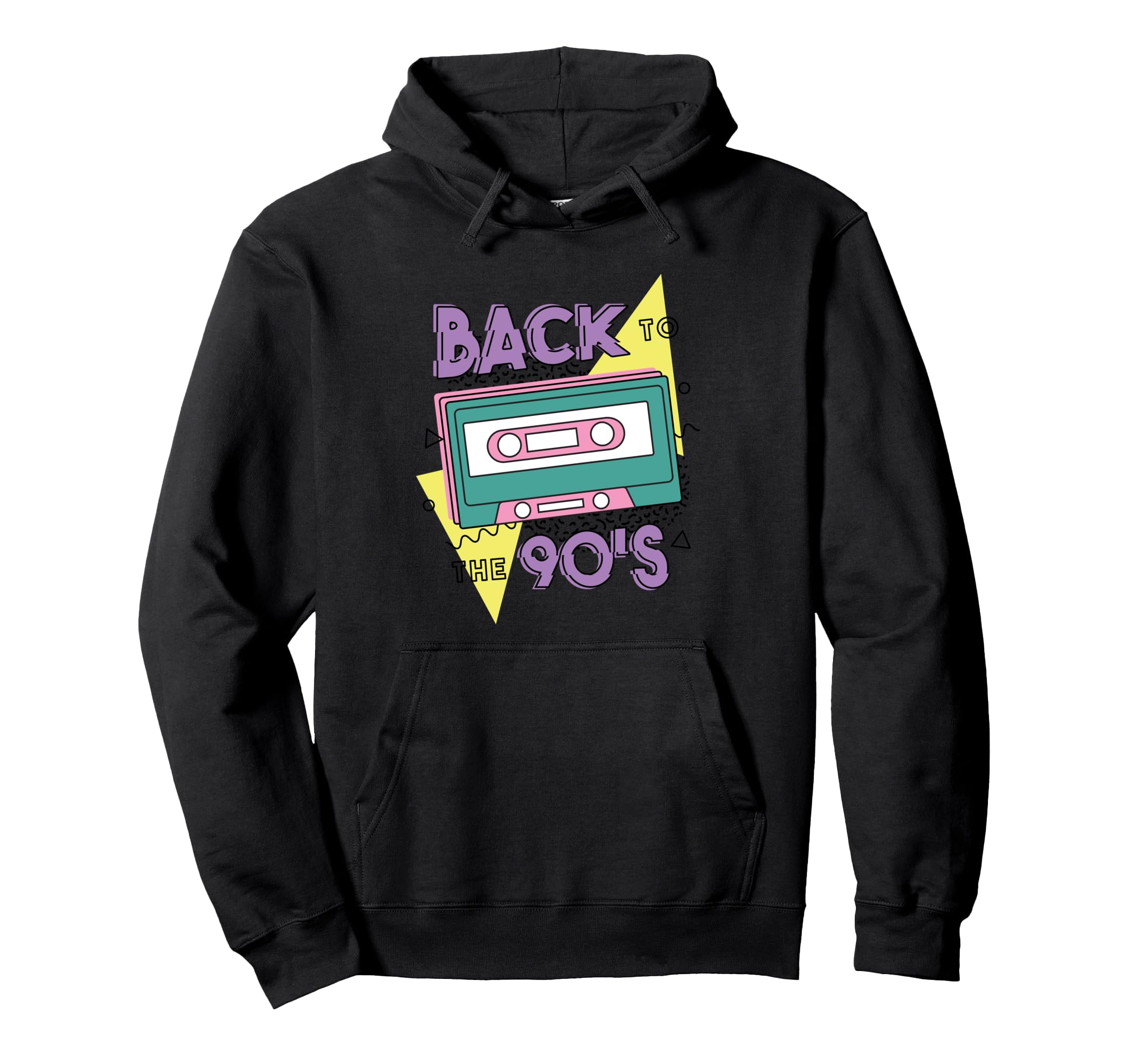 Back To 90S Cassette Tape Pop Art Hoodie - Minimalist Print for Adults - T-Shirt, Sweatshirt, Hoodie
