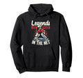 Legends Are Made Net Ice Hockey Goalie Hoodie - Fun Novelty Design Unisex - T-Shirt, Sweatshirt, Hoodie