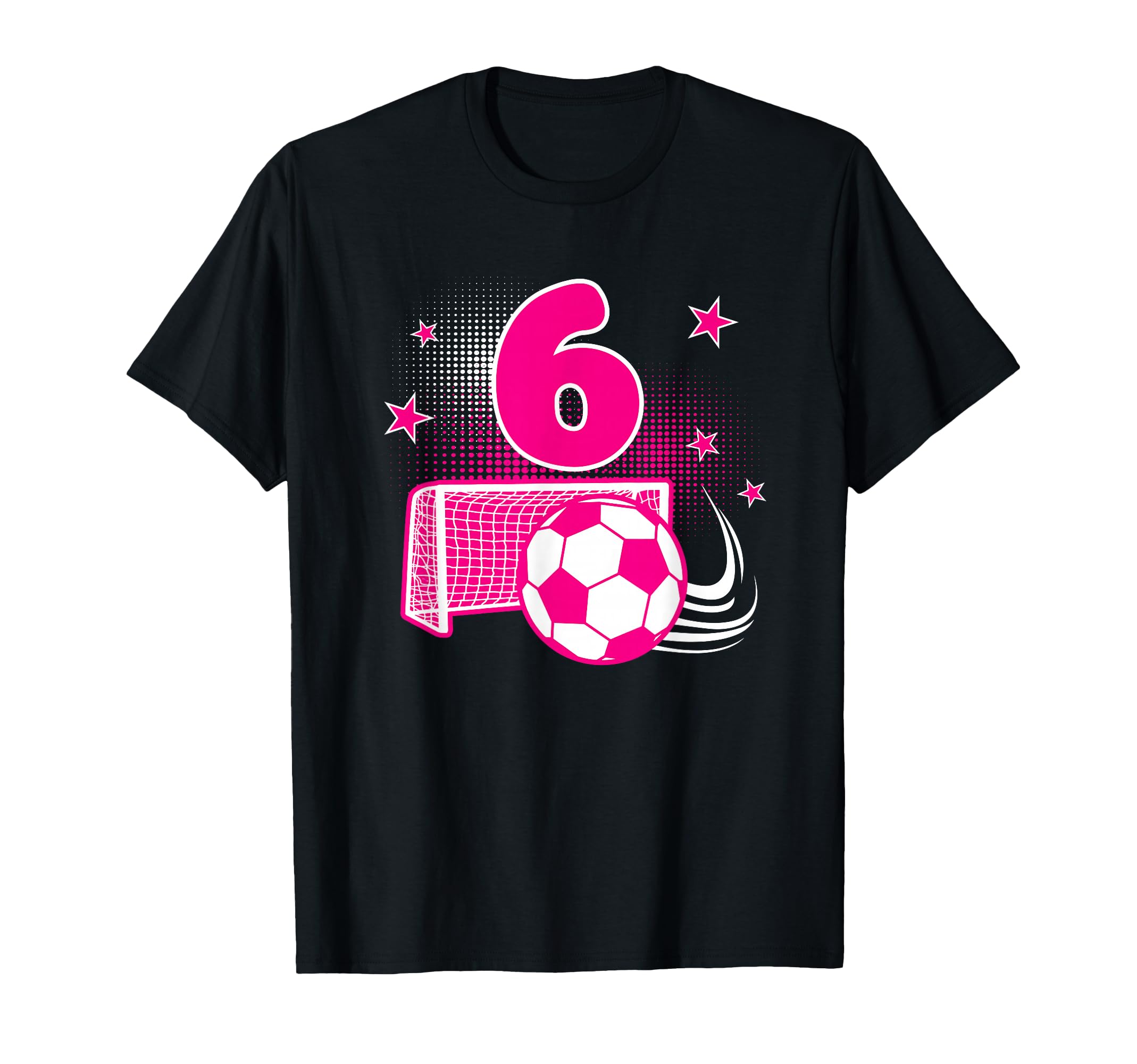 6 Years Old Birthday 6Th Soccer Themed Party T-Shirt - Graphic Print Unisex - T-Shirt, Sweatshirt, Hoodie