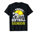 Proud Mom 2025 Senior Softball T-Shirt - Trendy Graphic for Adults - T-Shirt, Sweatshirt, Hoodie