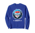 American Flag Soccer Team Soccer 2024 Sweatshirt - Streetwear Style Unisex - T-Shirt, Sweatshirt, Hoodie