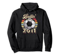Ballin Since 2011 11Th Soccer Birthday Hoodie - Trendy Graphic Men Women - T-Shirt, Sweatshirt, Hoodie