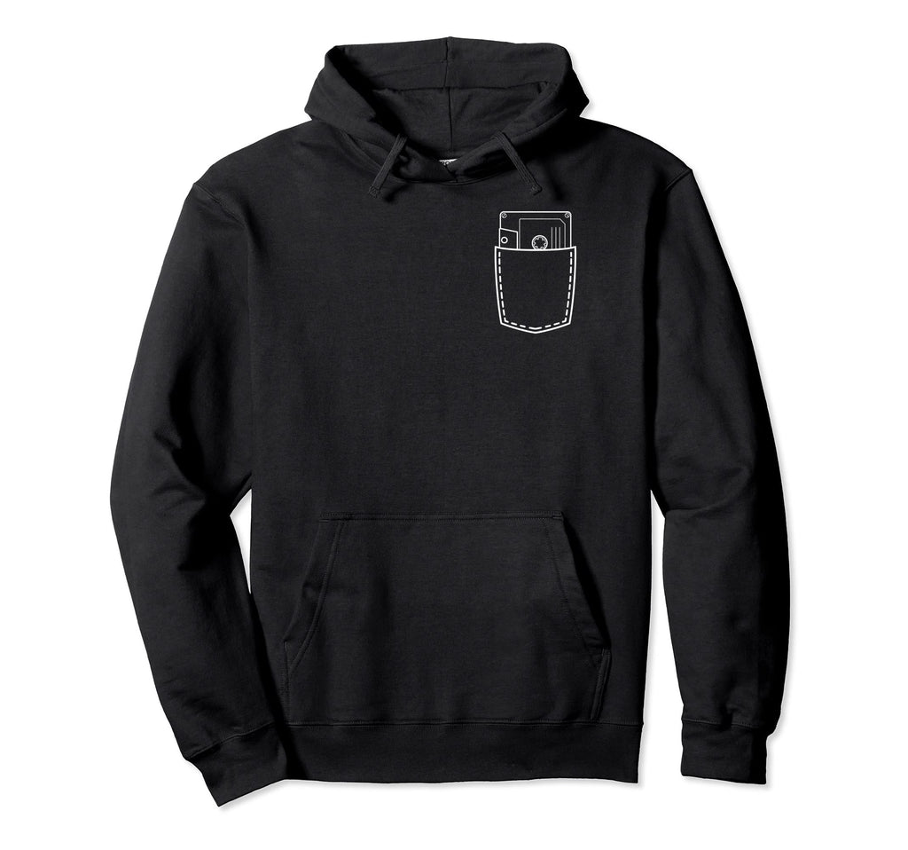 Cassette Tape My Pocket My Chest Close To My Hoodie - Graphic Print Unisex - T-Shirt, Sweatshirt, Hoodie