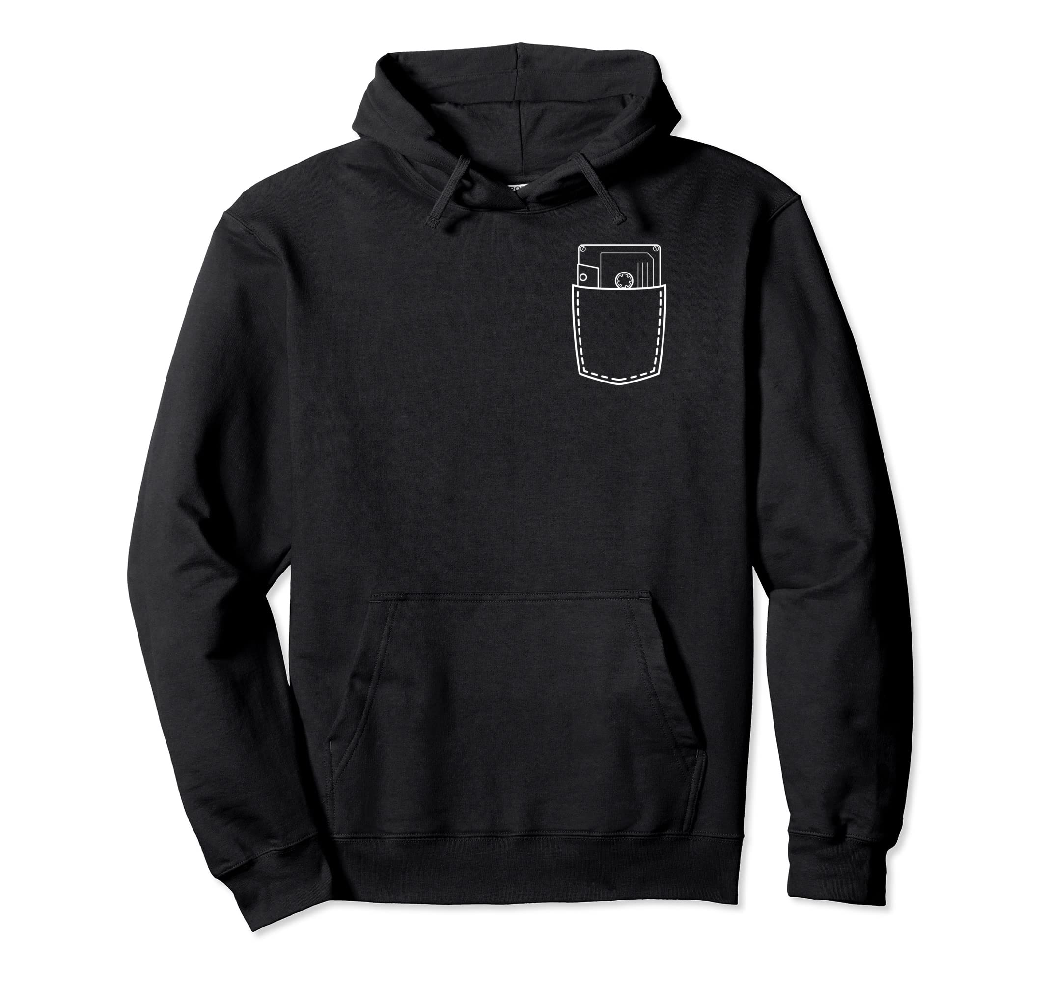 Cassette Tape My Pocket My Chest Close To My Hoodie - Graphic Print Unisex - T-Shirt, Sweatshirt, Hoodie