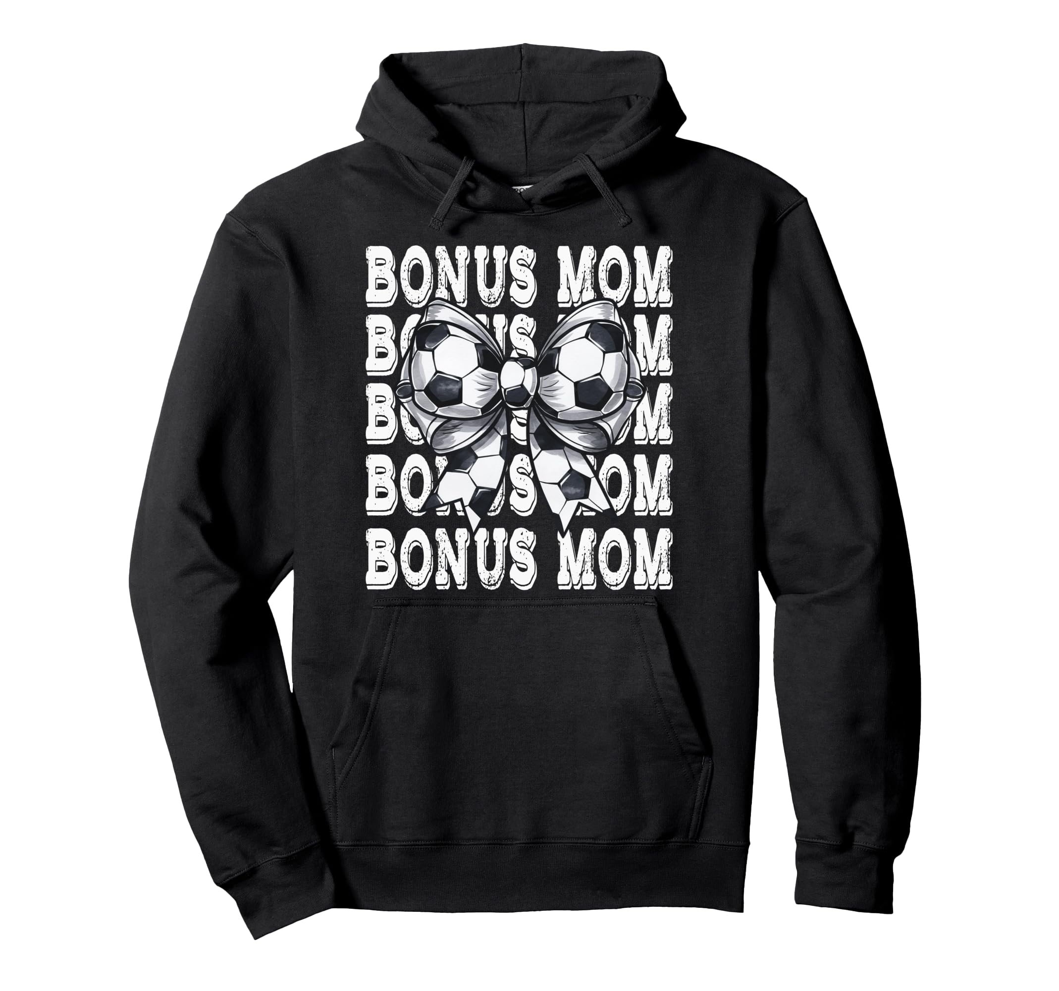 Coquette Soccer Bonus Mom Matching Hoodie - Aesthetic Graphic Unisex - T-Shirt, Sweatshirt, Hoodie