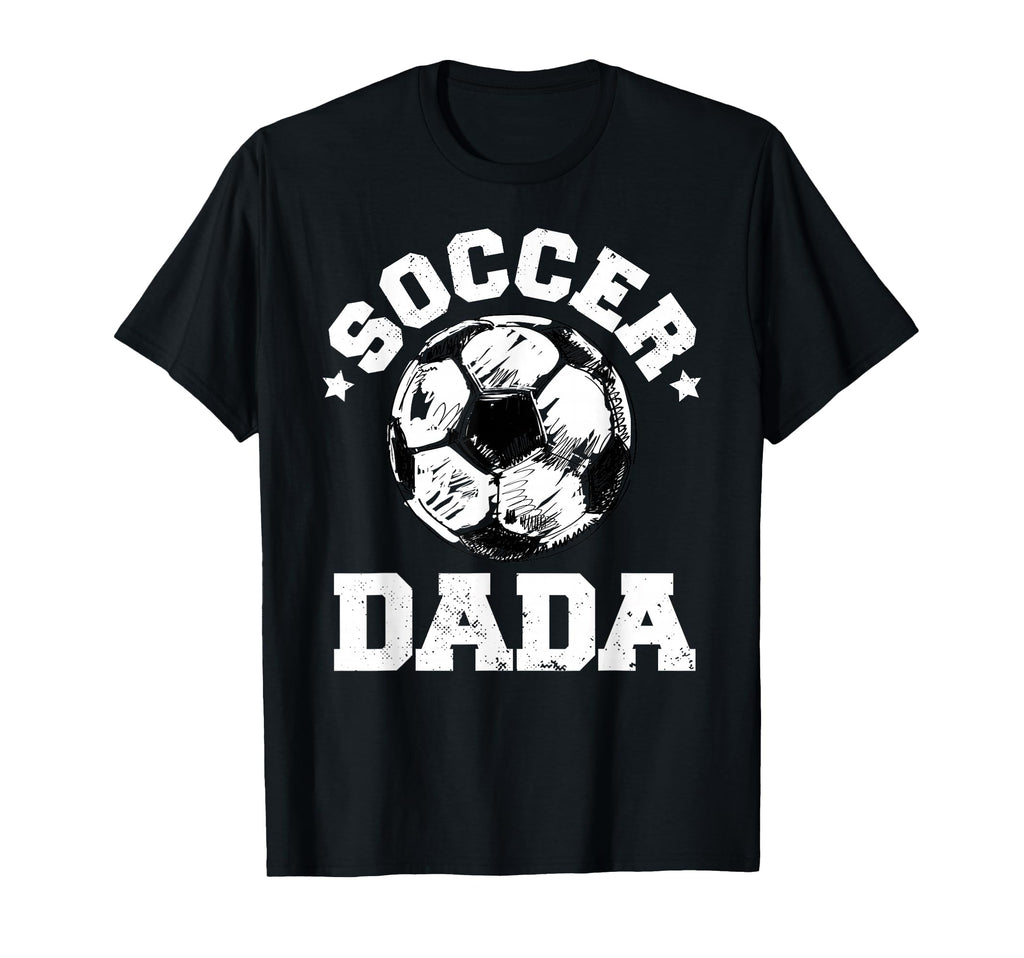 Soccer Dada Soccer Ball Distressed T-Shirt - Novelty Apparel for Adults - T-Shirt, Sweatshirt, Hoodie