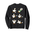 Silly Goose Playing Soccer Player Sweatshirt - Aesthetic Graphic Men Women - T-Shirt, Sweatshirt, Hoodie