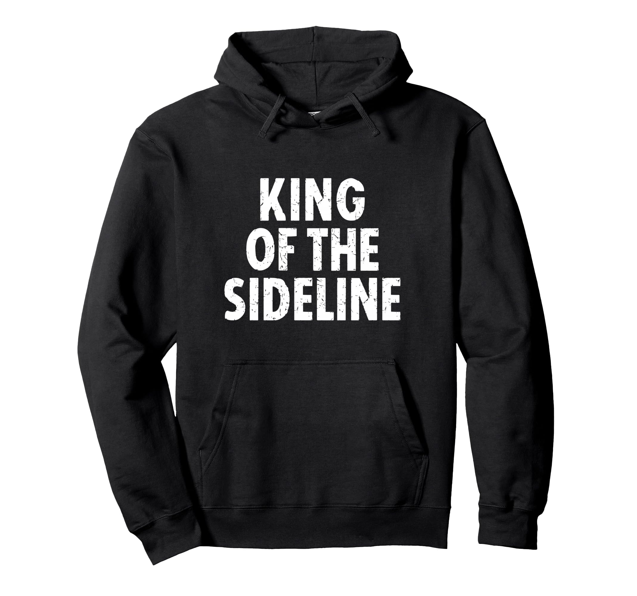 Soccer Dad King Sideline Funny Hoodie - Custom Art Print for Adults - T-Shirt, Sweatshirt, Hoodie