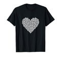 Soccer Ball Heart Shape Love Football T-Shirt - Graphic Print Men Women - T-Shirt, Sweatshirt, Hoodie