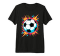Arcade Soccer Ball Tri Blend T-Shirt - Graphic Print for Adults - T-Shirt, Sweatshirt, Hoodie