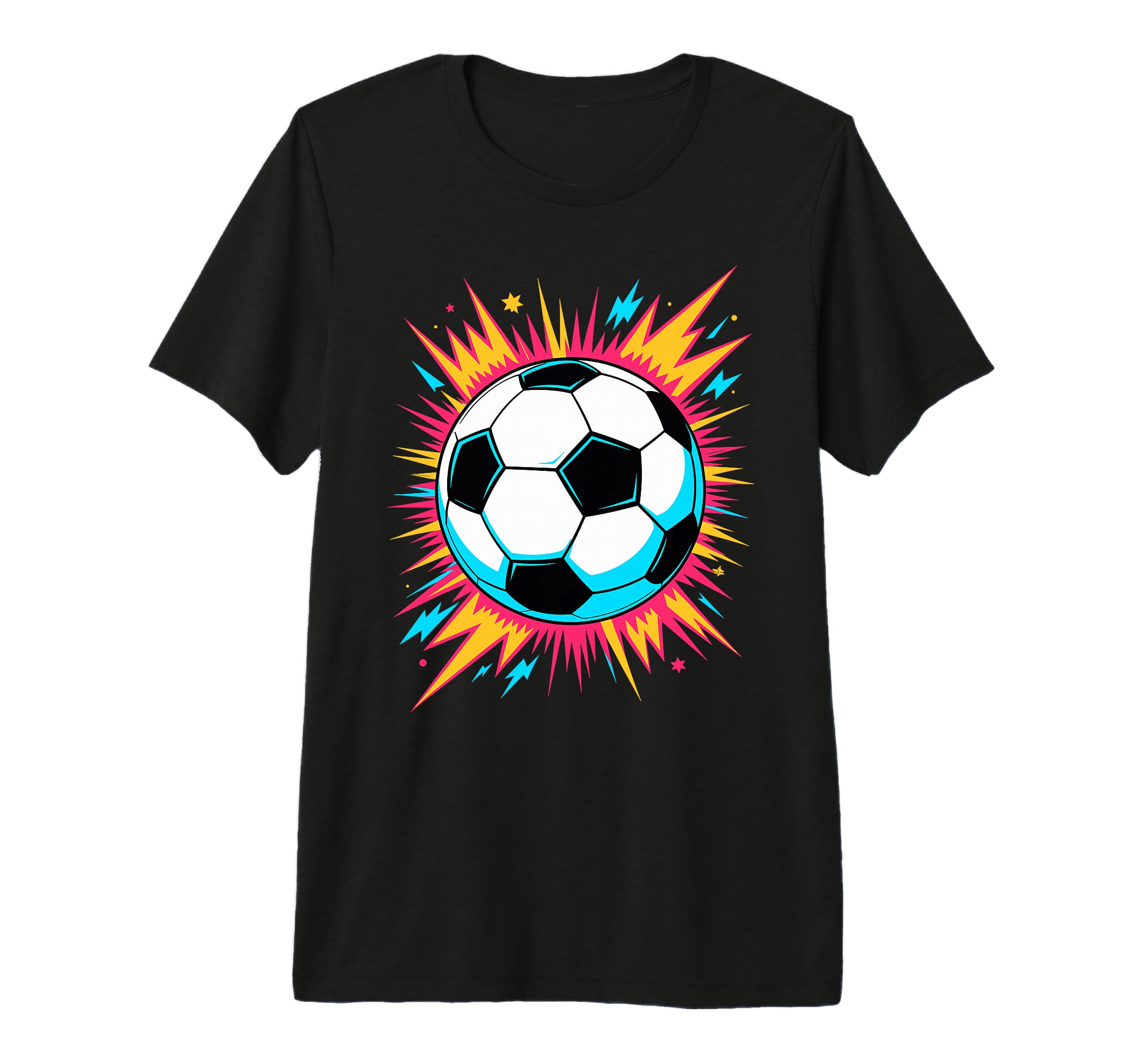 Arcade Soccer Ball Tri Blend T-Shirt - Graphic Print for Adults - T-Shirt, Sweatshirt, Hoodie