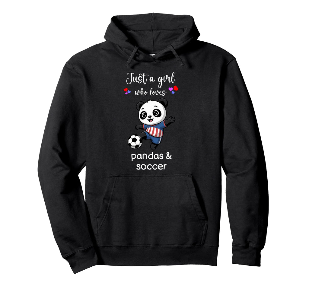 Panda Bear Soccer Panda Bear Soccer Hoodie - Novelty Apparel Men Women - T-Shirt, Sweatshirt, Hoodie