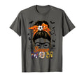 Messy Hair Bun Spooky Soccer Mom T-Shirt - Trendy Graphic for Adults - T-Shirt, Sweatshirt, Hoodie