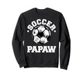 Soccer Papaw Soccer Ball Distressed Sweatshirt - Custom Art Print Unisex - T-Shirt, Sweatshirt, Hoodie