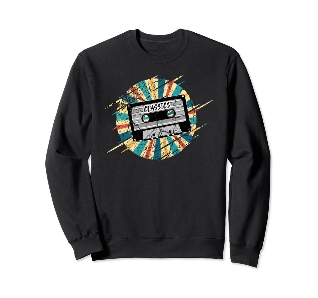 Music Tape Cassette Mixtape Sweatshirt - Aesthetic Graphic Unisex - T-Shirt, Sweatshirt, Hoodie
