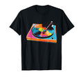 Music Lover Dj Turntable Vinyl Record T-Shirt - Minimalist Print Men Women - T-Shirt, Sweatshirt, Hoodie