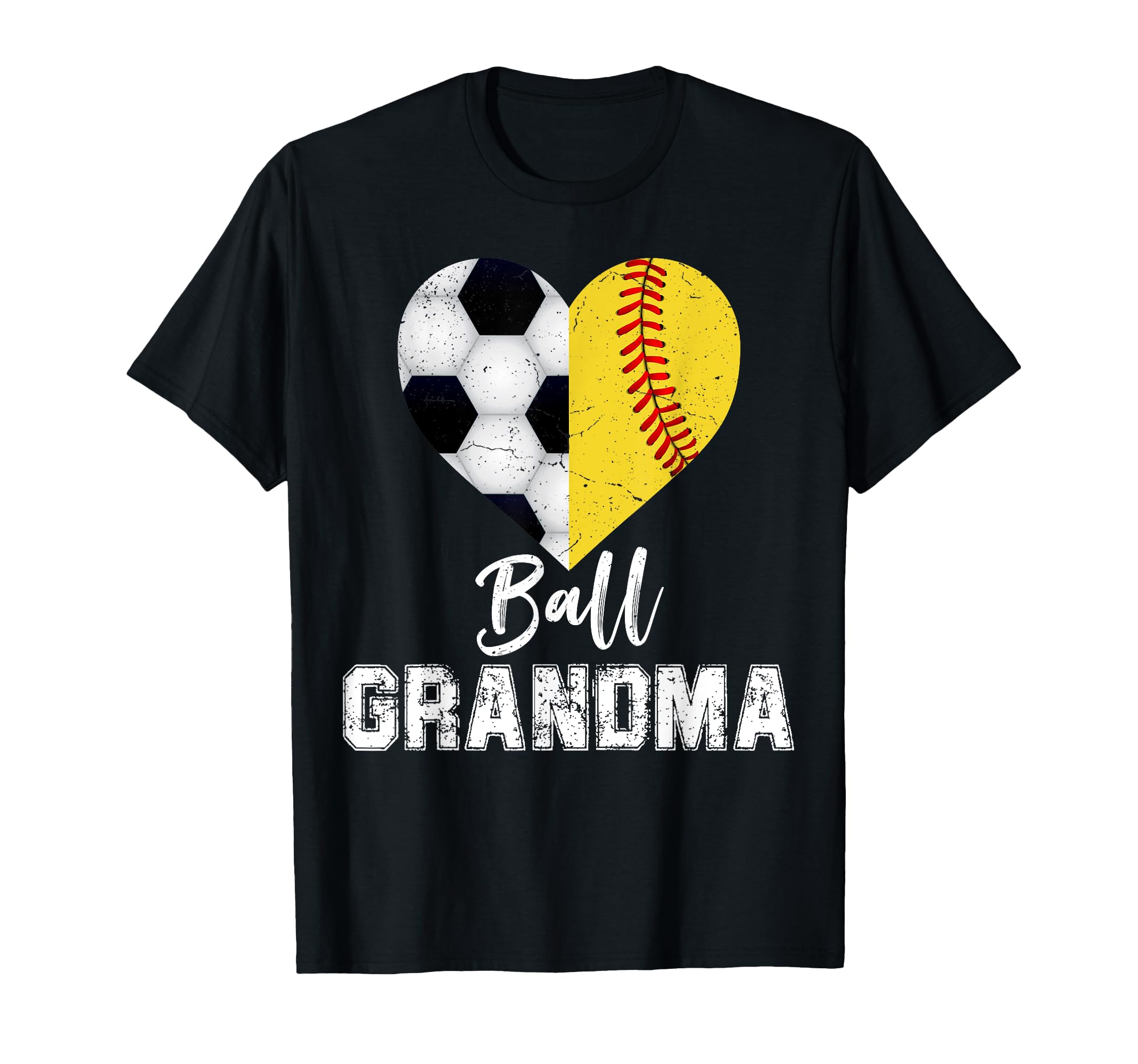 Ball Grandma Funny Soccer Softball Grandma T-Shirt - Novelty Apparel Unisex - T-Shirt, Sweatshirt, Hoodie