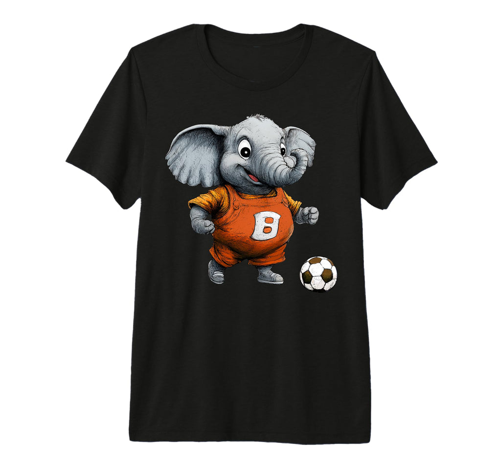 Football Elephants Tri Blend T-Shirt - Aesthetic Graphic for Adults - T-Shirt, Sweatshirt, Hoodie