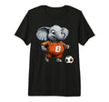 Football Elephants Tri Blend T-Shirt - Aesthetic Graphic for Adults - T-Shirt, Sweatshirt, Hoodie