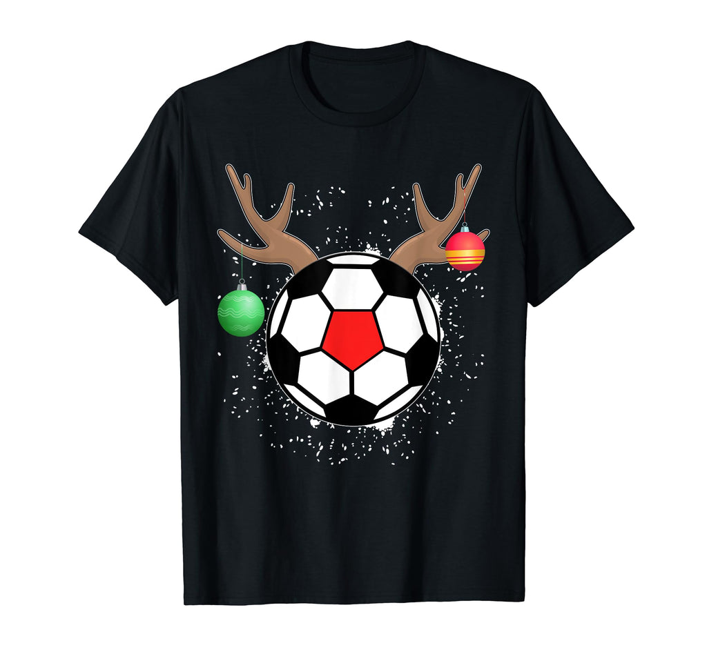 Rednose Reindeer Soccer Outfit Soccer T-Shirt - Custom Art Print Unisex - T-Shirt, Sweatshirt, Hoodie