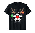 Rednose Reindeer Soccer Outfit Soccer T-Shirt - Custom Art Print Unisex - T-Shirt, Sweatshirt, Hoodie