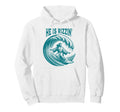 He Is Rizzin Christian Jesus Surfing Funny Hoodie - Novelty Apparel Unisex - T-Shirt, Sweatshirt, Hoodie