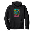 Raised Old School Hip Hop Boombox Music Hoodie - Graphic Print Men Women - T-Shirt, Sweatshirt, Hoodie