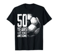 50Th Birthday Soccer Player Football 50 T-Shirt - Custom Art Print Unisex - T-Shirt, Sweatshirt, Hoodie