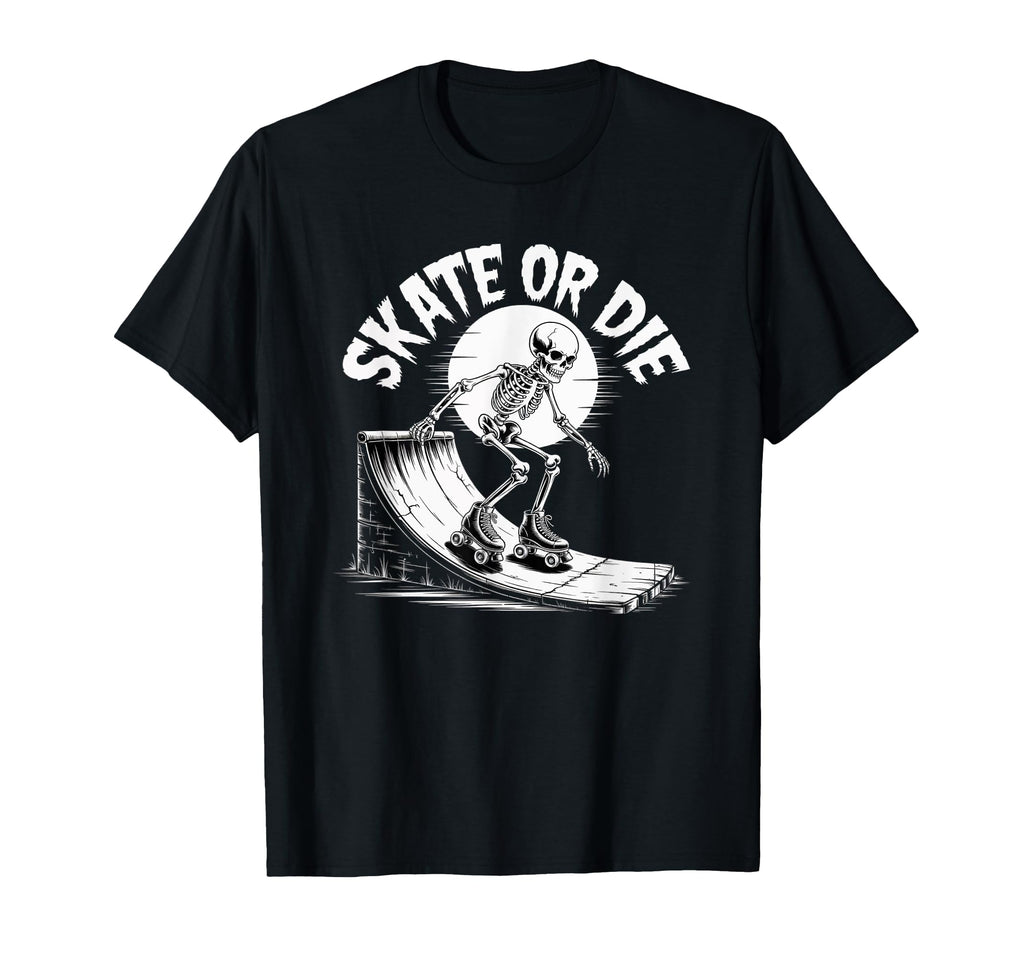Roller Skate Roller Skating Halloween T-Shirt - Minimalist Print Men Women - T-Shirt, Sweatshirt, Hoodie
