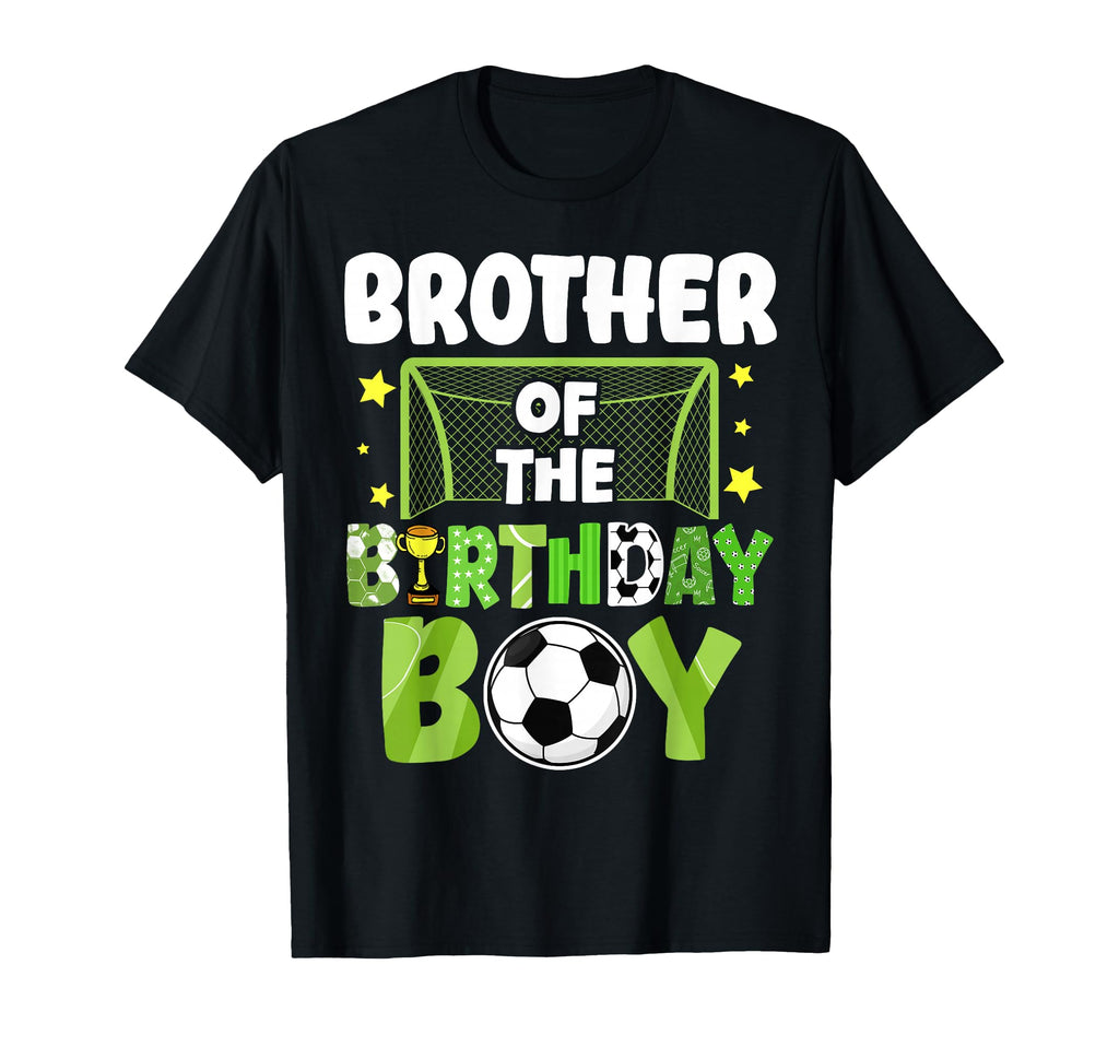 Soccer Brother Birthday Party Soccer T-Shirt - Minimalist Print Unisex - T-Shirt, Sweatshirt, Hoodie