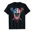 Lacrosse Goalie Lax Goalkeeper America T-Shirt - Fun Novelty Design Unisex - T-Shirt, Sweatshirt, Hoodie