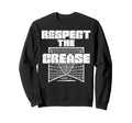 Respect Crease Lacrosse Funny Sweatshirt - Fun Novelty Design Men Women - T-Shirt, Sweatshirt, Hoodie