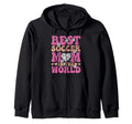 Best Soccer Mom World Mother Gift Play Hoodie - Graphic Print for Adults - T-Shirt, Sweatshirt, Hoodie