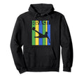 Brasil Flag Brazil Soccer Pride Hoodie - Aesthetic Graphic for Adults - T-Shirt, Sweatshirt, Hoodie