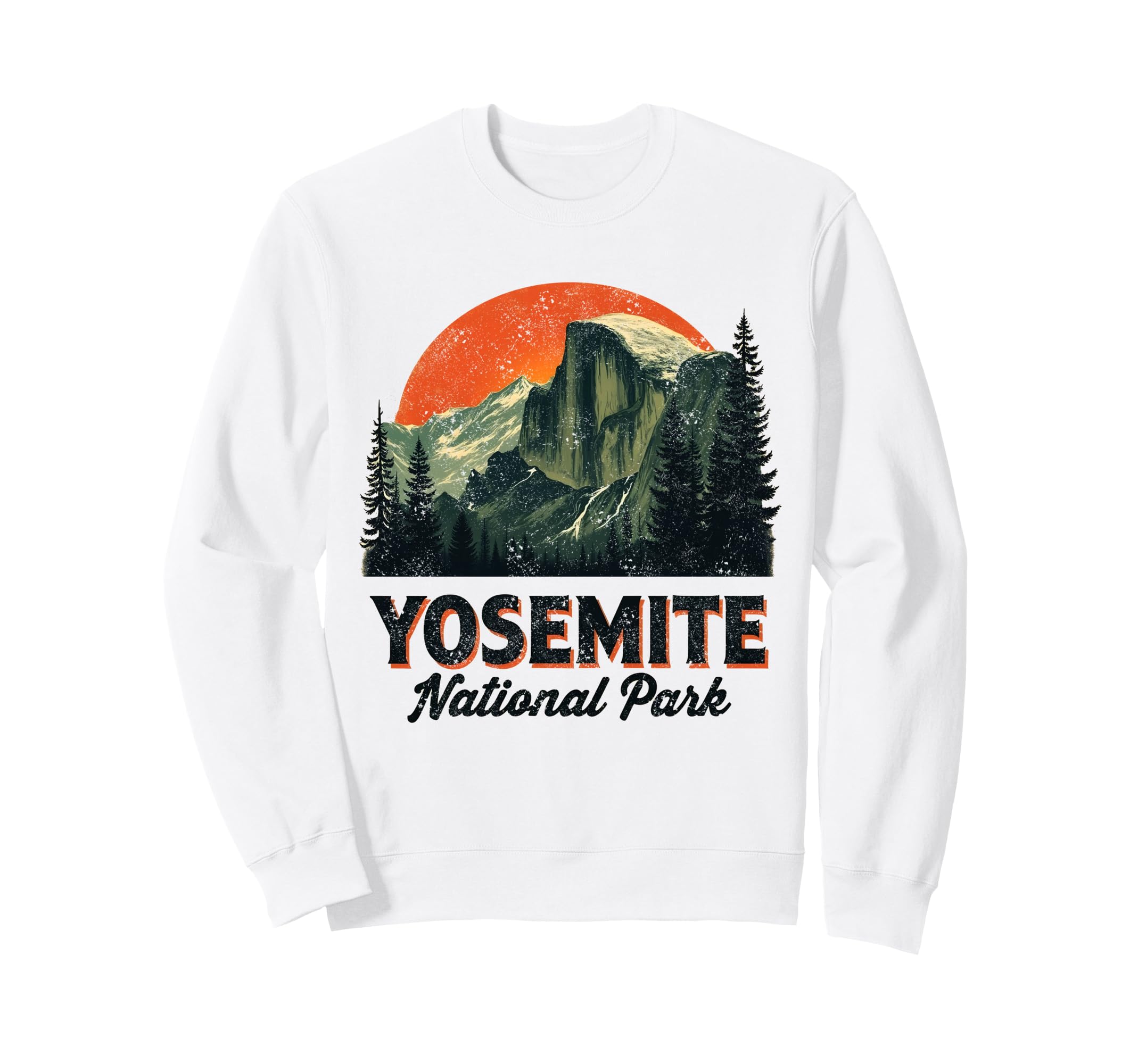 Yosemite National Park Mountain Sweatshirt - Streetwear Style for Adults - T-Shirt, Sweatshirt, Hoodie