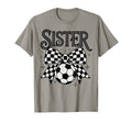 Soccer Sister Coquette Bow Soccer T-Shirt - Custom Art Print for Adults - T-Shirt, Sweatshirt, Hoodie