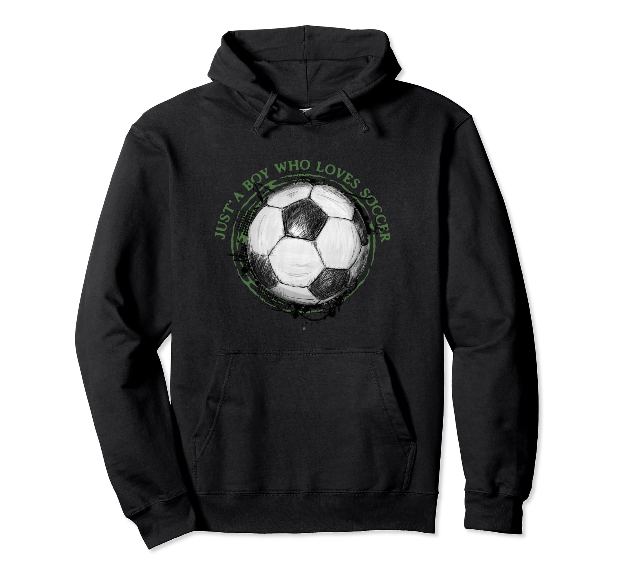 Just Who Loves Soccer Soccer Lover Hoodie - Casual Everyday Wear Unisex - T-Shirt, Sweatshirt, Hoodie