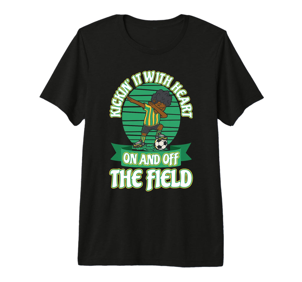 Kickin It Heart And Off Field Sporty T-Shirt - Streetwear Style Unisex - T-Shirt, Sweatshirt, Hoodie