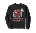 Kawaii Love Soccer Heart Skills Sweatshirt - Streetwear Style Unisex - T-Shirt, Sweatshirt, Hoodie
