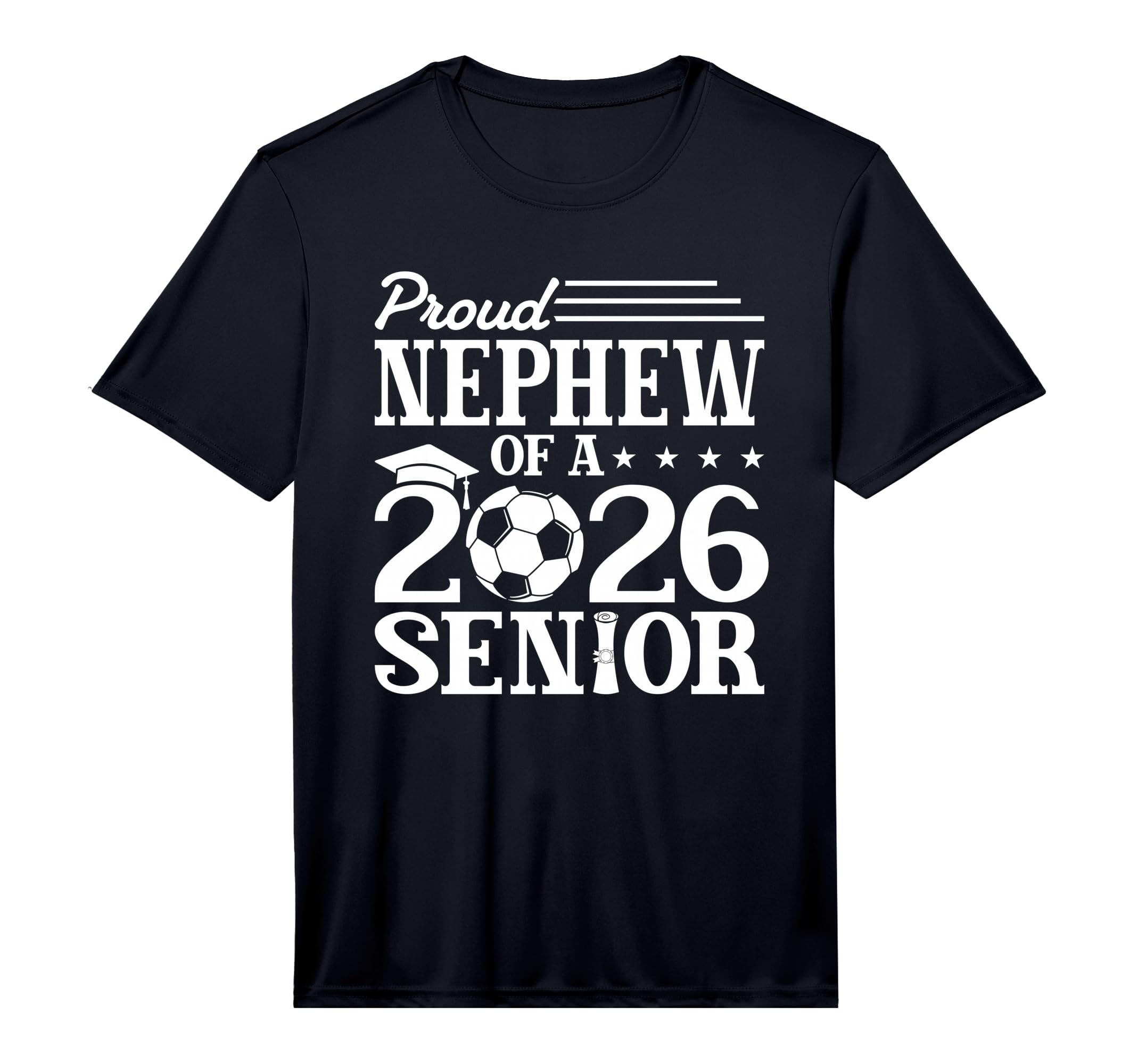 Mens Proud Nephew 2026 Senior T-Shirt - Fun Novelty Design Men Women - T-Shirt, Sweatshirt, Hoodie
