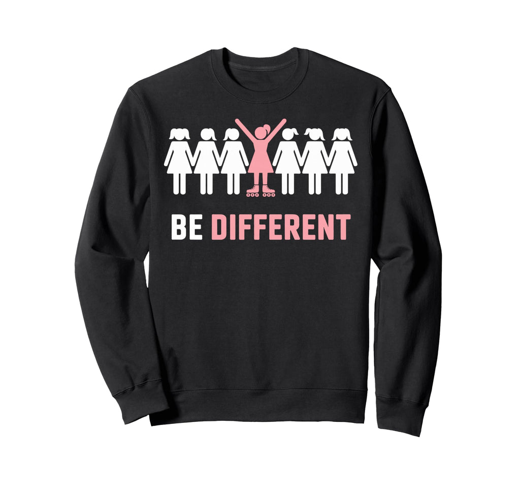 Different Roller Skate Roller Sweatshirt - Unique Graphic Men Women - T-Shirt, Sweatshirt, Hoodie
