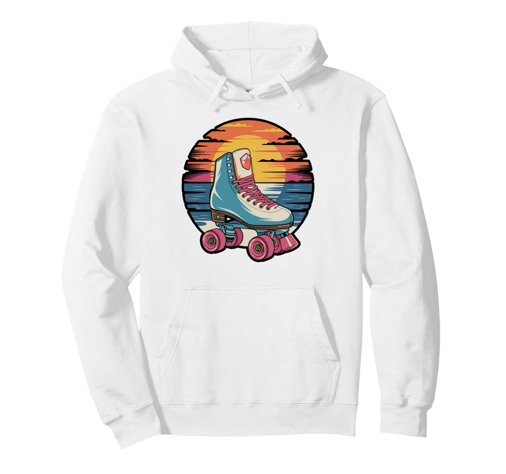 Colorful Roller Skate Lineup Hoodie - Graphic Print Men Women - T-Shirt, Sweatshirt, Hoodie