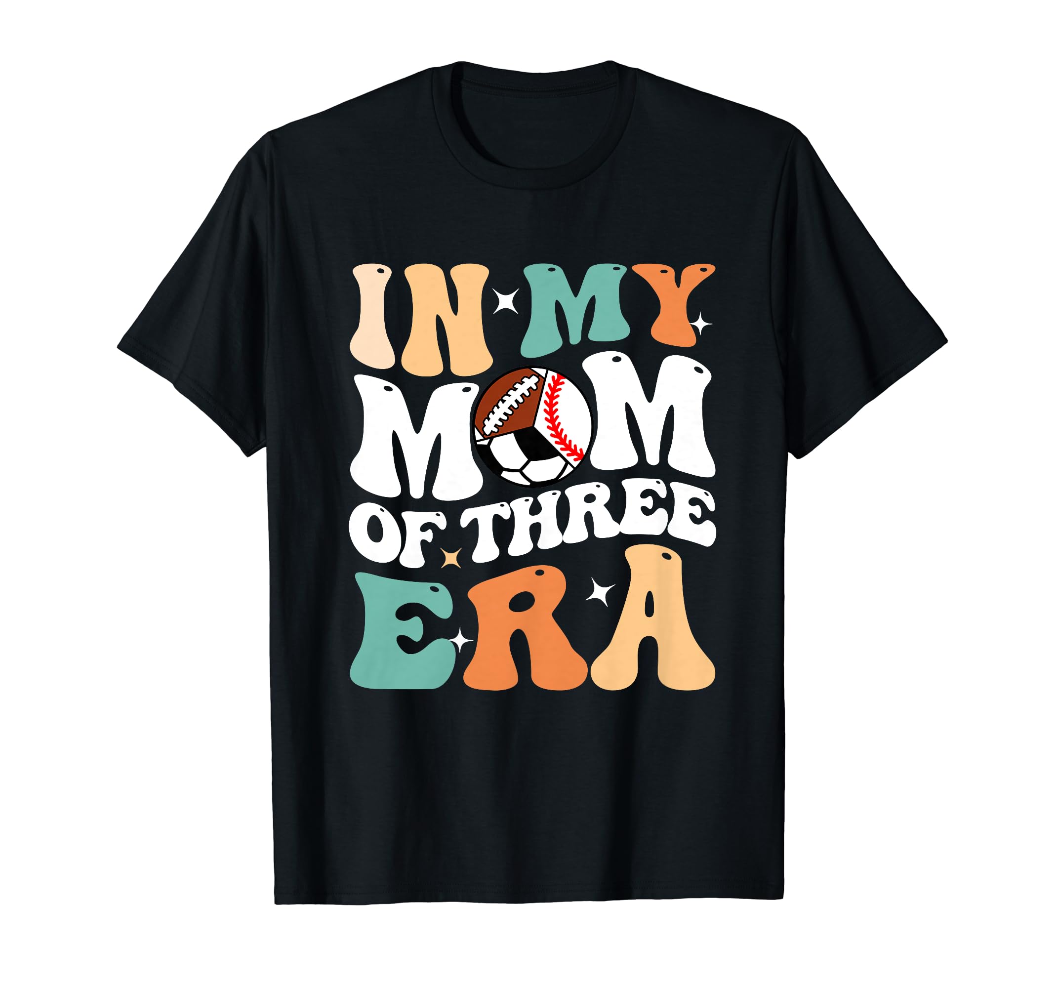 My Mom Three Era Funny Baseball Soccer T-Shirt - Trendy Graphic for Adults - T-Shirt, Sweatshirt, Hoodie