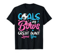 Gender Reveal Goals Or Bows Great T-Shirt - Fun Novelty Design Men Women - T-Shirt, Sweatshirt, Hoodie