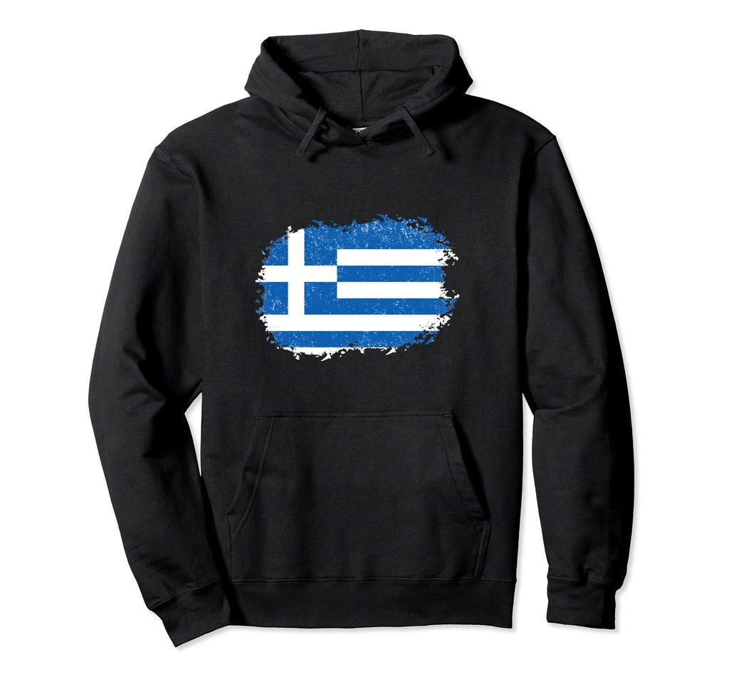 Greek Flag Football Hellenic Soccer Pride Hoodie - Graphic Print Unisex - T-Shirt, Sweatshirt, Hoodie